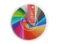 Color swatch fan clear spring
