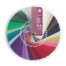 Color swatch fan deep winter
