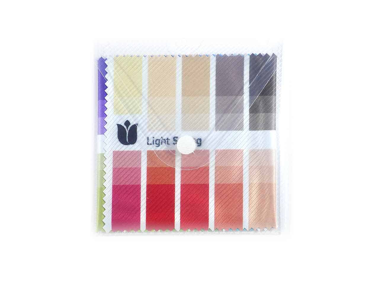 Fabric Color Swatch Light Spring with 30 type-specific Colors