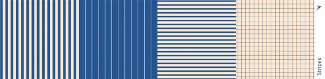 Fashion pattern designs stripes - Vertical stripes Pin stripes Horizontal stripes Tattersal